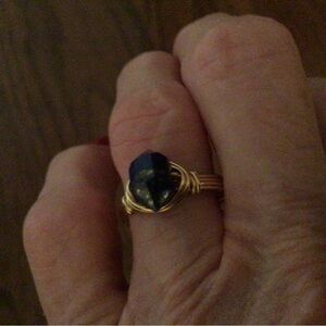 NEW- Dark Blue Lapis Bracelet & Ring